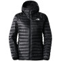 Damenjacke The North Face W Bettaforca Lt Down Hoodie schwarz/weiß Tnf Black/Tnf Black