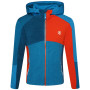 Kinder-Funktions-Sweatshirt Dare 2b Hero Core Stretch blau/orange Gulfst/Fjord