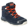 Kinderschuhe Jack Wolfskin Mtn Attack 3 Lt Texapore Mid K dunkelblau DarkBlue/Orange