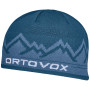 Mütze Ortovox Peak Beanie blau petrol blue