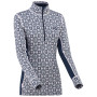 Damen-Funktionsshirt Kari Traa Rose Half Zip grau/blau marin