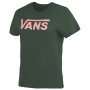 Damen-T-Shirt Vans Wm Flying V Crew Tee grün Thyme