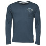 Herren T-Shirt Chillaz Kaprun Friend dunkelblau dark blue melange