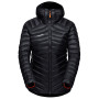 Damen Daunenjacke Mammut Broad Peak IN Hooded Jacket Women 2023 schwarz/rot 5010black