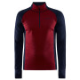 Herren-Funktionsshirt Craft ADV Nordic Wool HZ rot/blau BlazeRhubarb