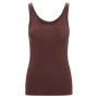 Damenunterhemd Icebreaker Wmns Siren Tank dunkelbraun Umber