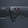 Klappmesser Acta non verba A400-BB, DLC, SL, ALOCK,G10 Black