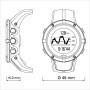 Uhr - ausgestellt Suunto Trainer Wrist HR - Vystavené