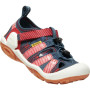 Kindersandalen Keen Knotch Creek Youth blau/rot navy/stripes