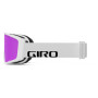 Skibrille Giro Index 2.0 White Wordmark Amber