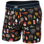 Boxershorts Saxx Daytripper Bb Fly schwarz/weiß types of stripes-black