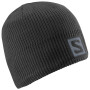 Mütze Salomon Logo Beanie schwarz Black