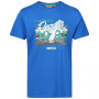 Herren-T-Shirt Regatta Cline III kr. rukáv hellblau OxfordBlue