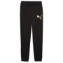 Damen-Jogginghosen Puma ESS METALLIC Sweatpants FL schwarz PUMA Black-Metallic Gold