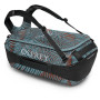 Reisetasche Osprey Transporter 40 2023 grün/schwarz palm leaf glitch print