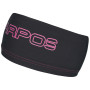 Stirnband Karpos Alagna Headband schwarz/rosa Black/Cabaret