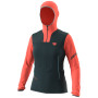 Damen Funktions-Sweatshirt Dynafit Traverse Ptc Hooded Jacket W schwarz/orange 1841 - hot coral/3010