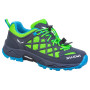 Kinderschuhe Salewa Jr Wildfire blau/grün Fluo Green/Blue Danube