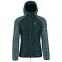 Herren-Daunenjacke Karpos Alagna Down Jacket grün/blau Forest/North Astlantic