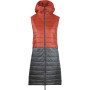 Damenweste Skhoop Disa orange/grau ginger