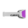 Skibrille Giro Index 2.0 White Wordmark Amber