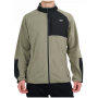Herren-Sweatshirt 4F Fleece M480 khaki/schwarz Khaki