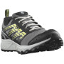 Herren Laufschuhe Salomon Wander Gore-Tex grau Quiet Shade / Lunar Rock / Sunny Lime