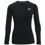 Damen-Funktionsshirt Under Armour HG Authentics Comp LS schwarz BLK