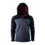 Herrenjacke Hi-Tec Norbert grau Black/SlateGray/Cabernet