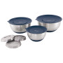 Schüssel-Set Outwell Chef Bowl Set Lids & Graters silber Silver