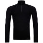 Herren Funktions-Sweatshirt Ortovox 230 Competition Zip Neck schwarz BlackRaven