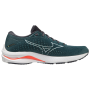 Herrenschuhe Mizuno Wave Rider 25 blau Smoke Blue/White/Neo Lime