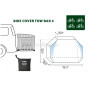 Wasserdichte Hülle Brunner Bike Cover Tow Bar 3/4