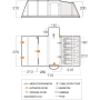 Aufblaszelt Vango Rome Air 550XL Package