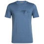 Herren-T-Shirt Icebreaker Mens Tech Lite SS Crewe Peak in Reach hellblau Thunder