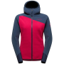 Damen-Fleecejacke La Sportiva Bristen Thermal Hoody W rosa/grau Azalea/Night Sky