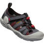 Kindersandalen Keen Knotch Creek Youth grau/rot magnet/red carpet