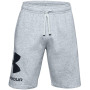 Herrenshorts Under Armour Rival FLC Big Logo Shorts grau Mod Gray Light Heather / / Black