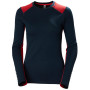 Damen-Funktionsshirt Helly Hansen W Lifa Merino Midweight Crew blau Navy