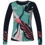 Damen-T-Shirt Rafiki Sephira grau/grün abask