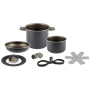 Topfset Brunner Torralta Spacemaster Ø 18 cm grau/schwarz