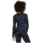 Damen-T-Shirt Icebreaker W Mer 200 Oasis LS Crewe Cloud Dye