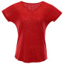 T-Shirt Alpine Pro Harisa 4 rot Burgundy