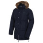 Herren Winterjacke Husky Downbag M schwarz/blau black/blue