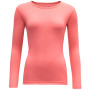 Damen-T-Shirt Devold Breeze Woman Shirt korallenfarbe Coral