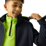Kinder-Softshell-Jacke Regatta Haydenbury Navy (Wild Lime)