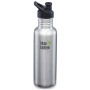 Flasche Klean Kanteen Classic 800 ml sport silber BrushedStainless