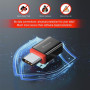 Adapter Swissten Dataguard With Data Blocking USB-C (Male) / USB-C (Female)