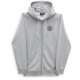 Herren-Sweatshirt Vans VANS ORIGINAL ZIP-B grau GREY HTHR