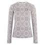 Damen-Funktionsshirt Kari Traa Edith Long Sleeve beige WGREY